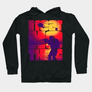 I Fear Nothing Sunset Military Raid Hoodie